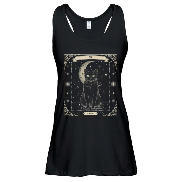 Cat Tarot Illuminating Pathways Ladies Essential Flowy Tank