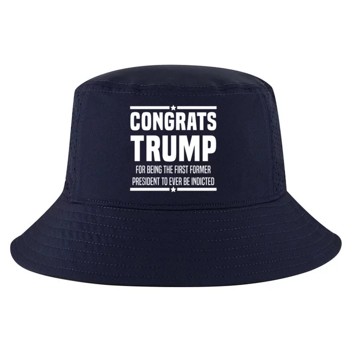 Congrats Trump Indicted Cool Comfort Performance Bucket Hat