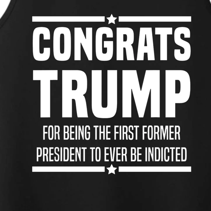 Congrats Trump Indicted Performance Tank