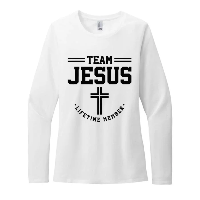 Christian Team Jesus 03 Faith Hope Love Womens CVC Long Sleeve Shirt