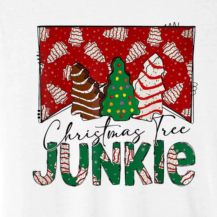 Christmas Tree Junkie Christmas Tree Cakes Junkie Christmas ChromaSoft Performance T-Shirt