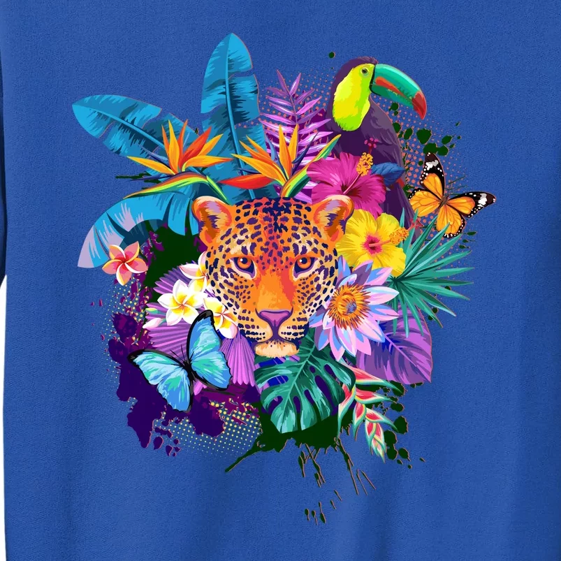 Colorful Tropical Jungle Animals Sweatshirt