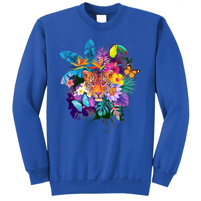 Colorful Tropical Jungle Animals Sweatshirt