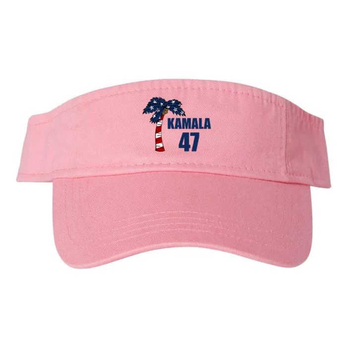 Coconut Tree Kamala 47 Usa Flag Valucap Bio-Washed Visor