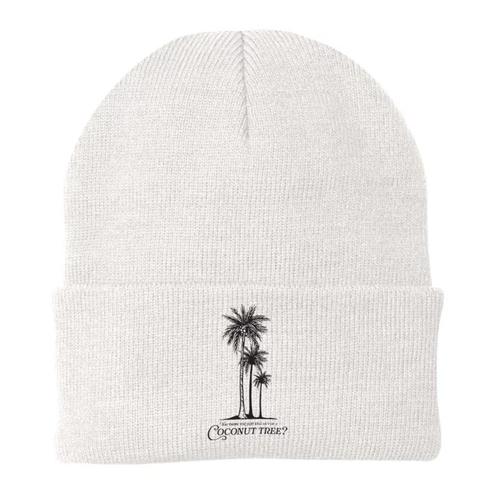 Coconut Tree Kamala Harris Funny Coconut Tree Knit Cap Winter Beanie