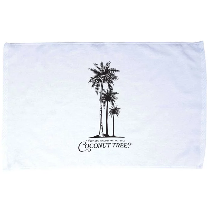 Coconut Tree Kamala Harris Funny Coconut Tree Microfiber Hand Towel