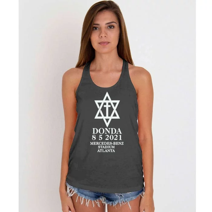 Chris Tyson Kanye West Donda Women's Knotted Racerback Tank