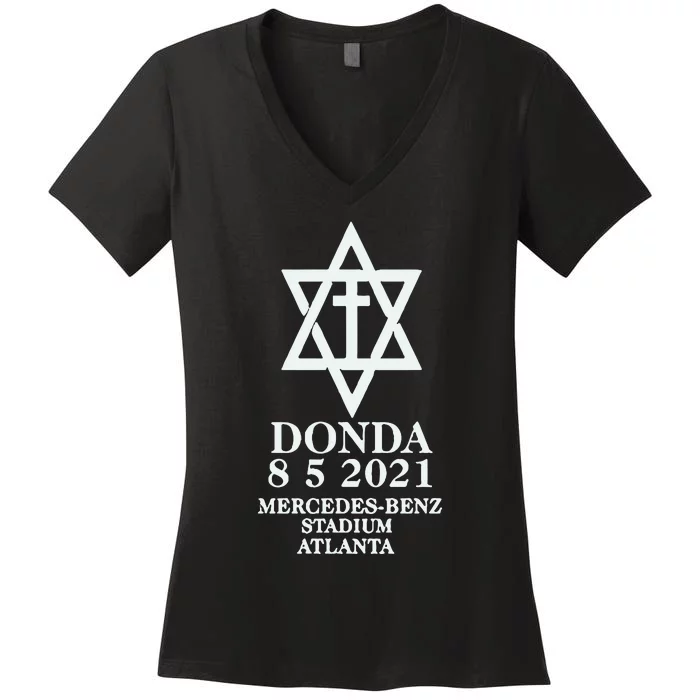 Chris Tyson Kanye West Donda Women's V-Neck T-Shirt