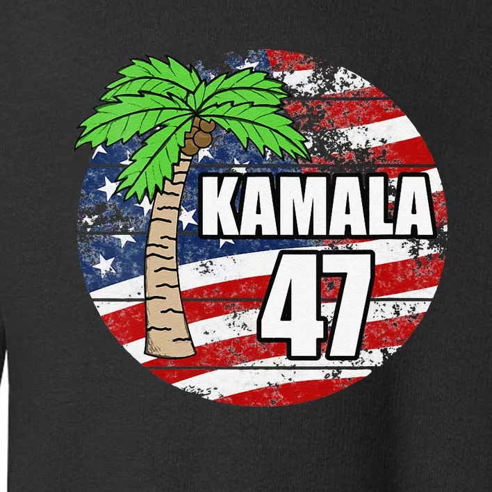 Coconut Tree Kamala 47 Toddler Sweatshirt