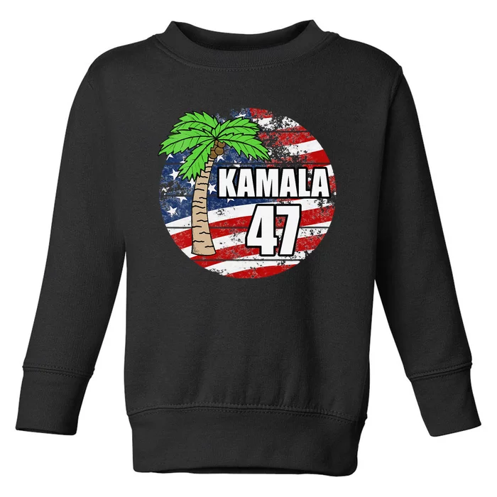 Coconut Tree Kamala 47 Toddler Sweatshirt