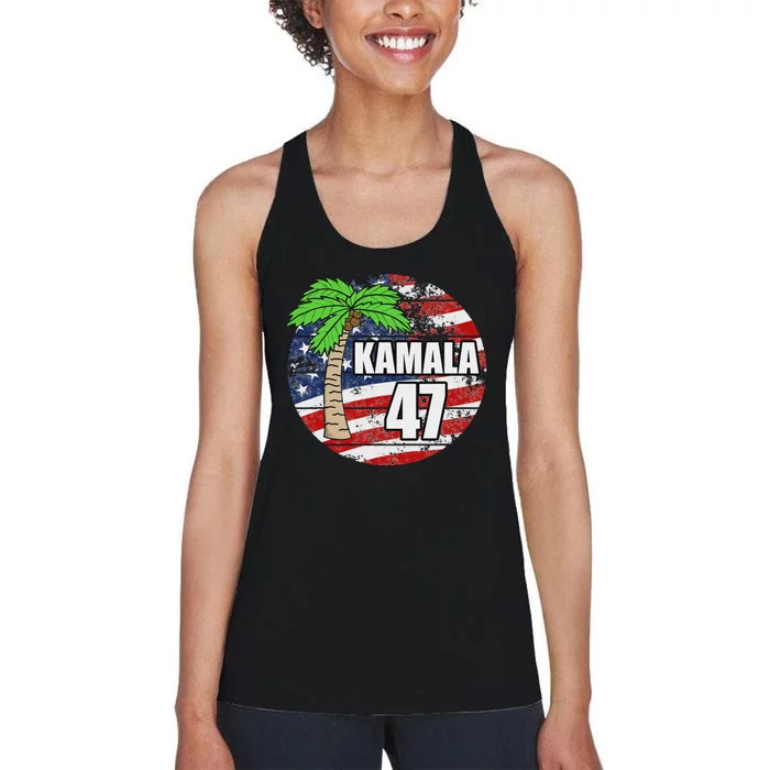 Coconut Tree Kamala 47 Women's Racerback Tank