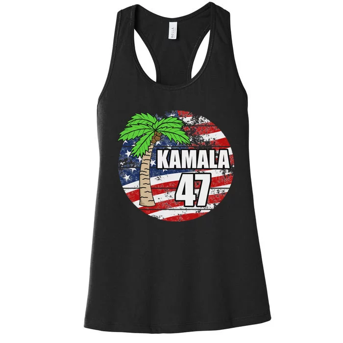 Coconut Tree Kamala 47 Women's Racerback Tank