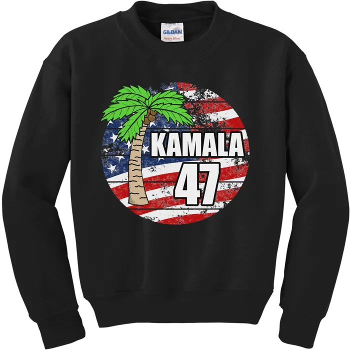 Coconut Tree Kamala 47 Kids Sweatshirt