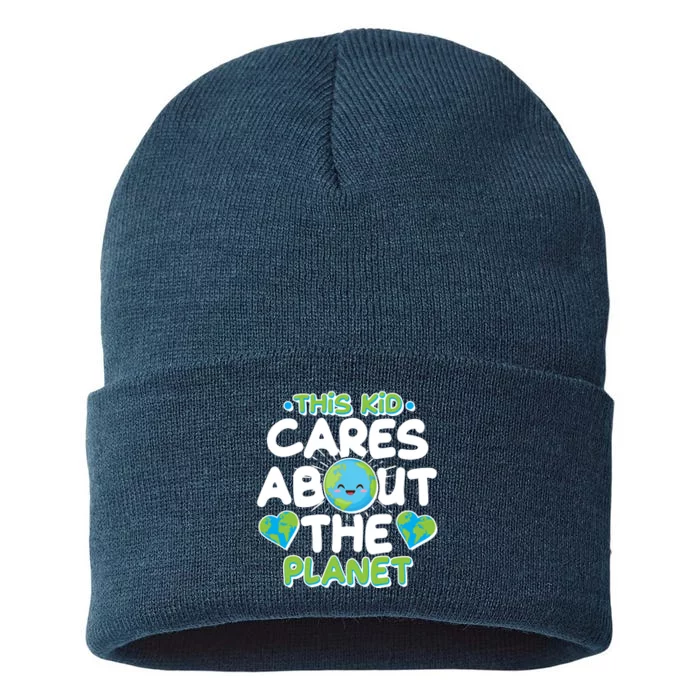 Cute This Kid Cares About The Planet Sustainable Knit Beanie