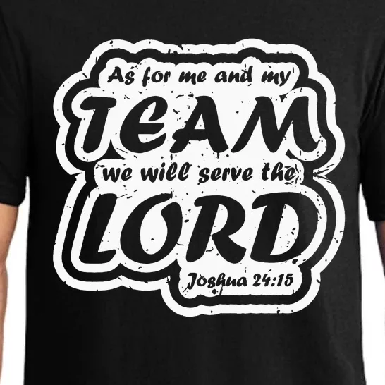 Christian Team Lord Bible Verse Quote Pajama Set