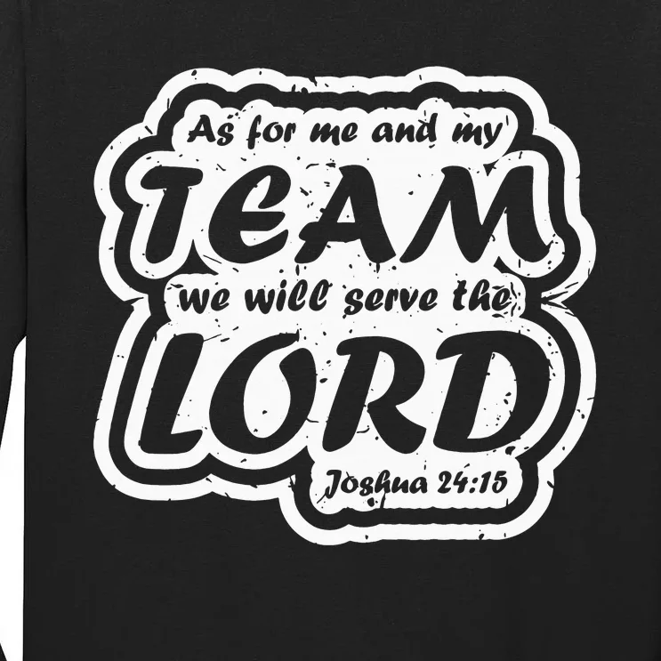 Christian Team Lord Bible Verse Quote Tall Long Sleeve T-Shirt