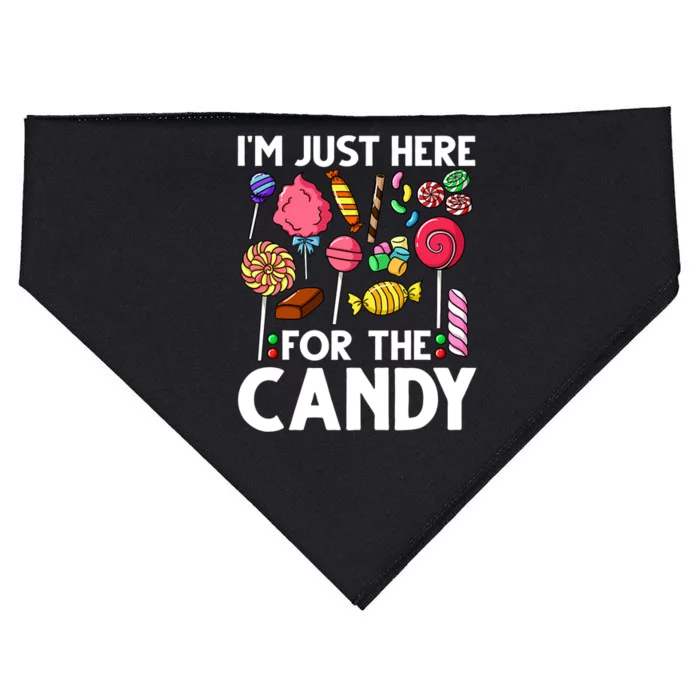 Candy Tester Lollipop Sweets Halloween USA-Made Doggie Bandana