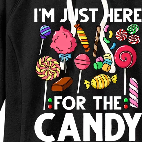 Candy Tester Lollipop Sweets Halloween Women's Fleece Hoodie