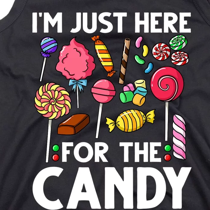 Candy Tester Lollipop Sweets Halloween Tank Top