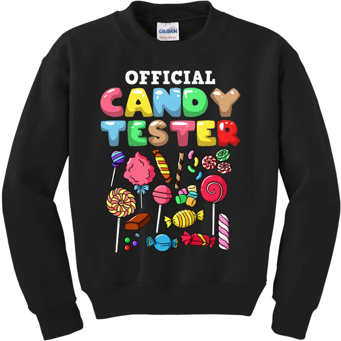 Candy Tester Lollipop Sweets Halloween Kids Sweatshirt