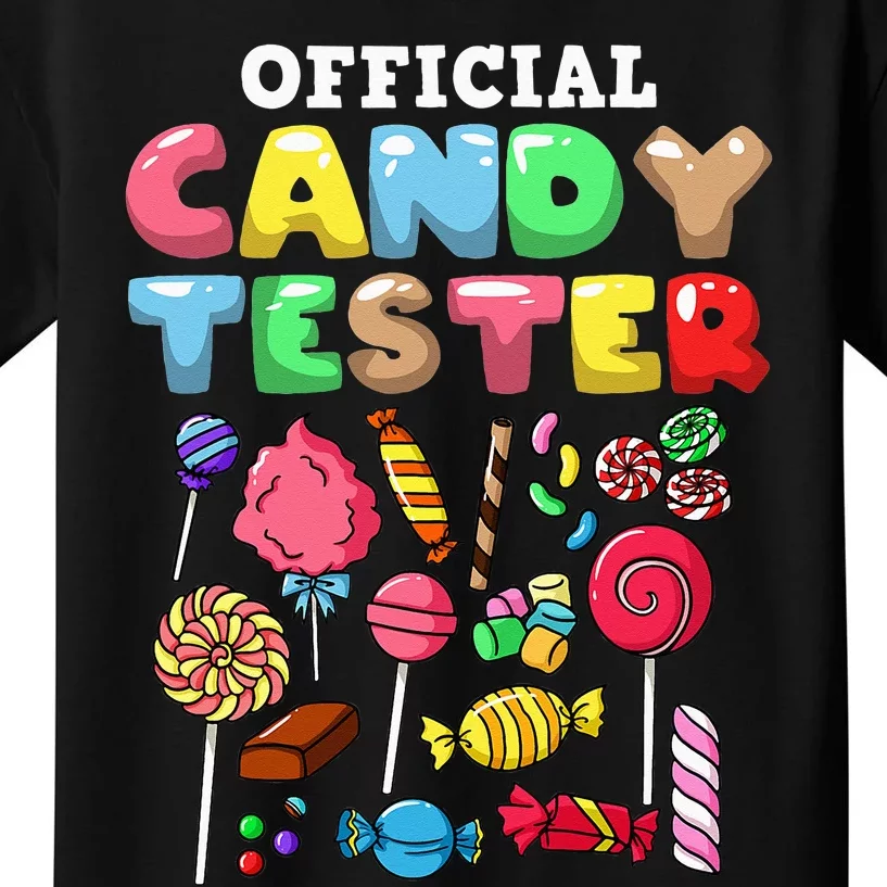 Candy Tester Lollipop Sweets Halloween Kids T-Shirt