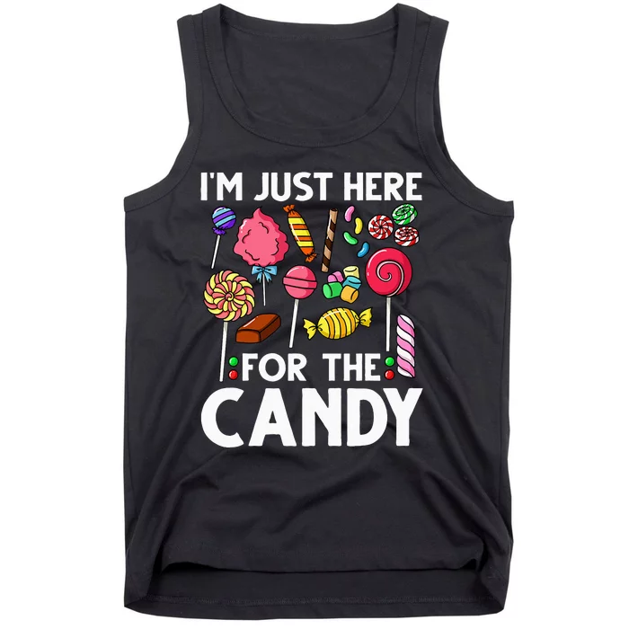 Candy Tester Lollipop Sweets Halloween Tank Top