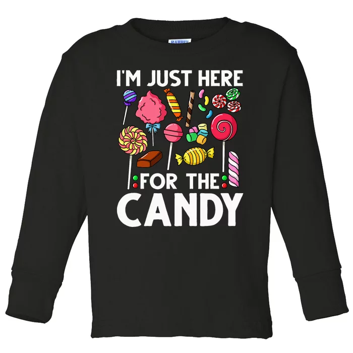 Candy Tester Lollipop Sweets Halloween Toddler Long Sleeve Shirt