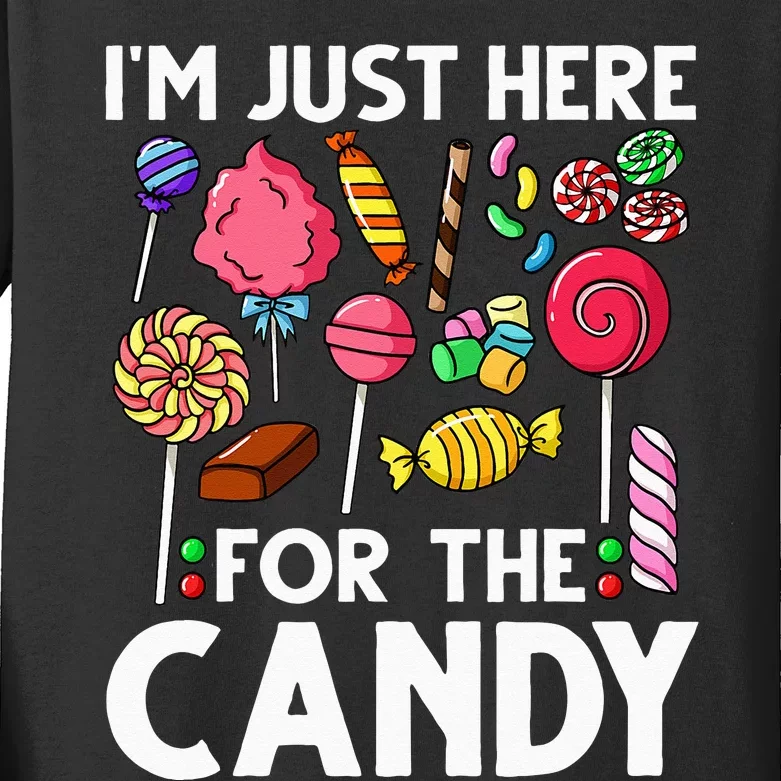 Candy Tester Lollipop Sweets Halloween Kids Long Sleeve Shirt