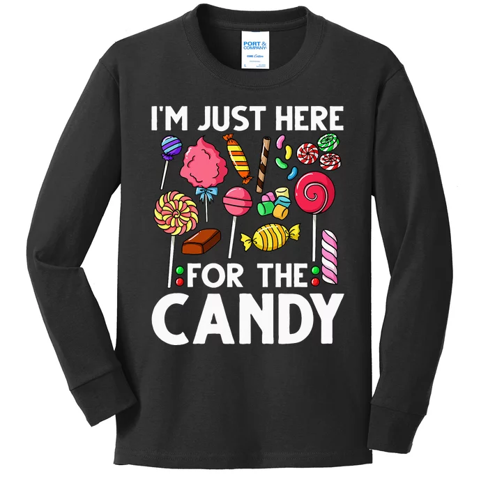 Candy Tester Lollipop Sweets Halloween Kids Long Sleeve Shirt