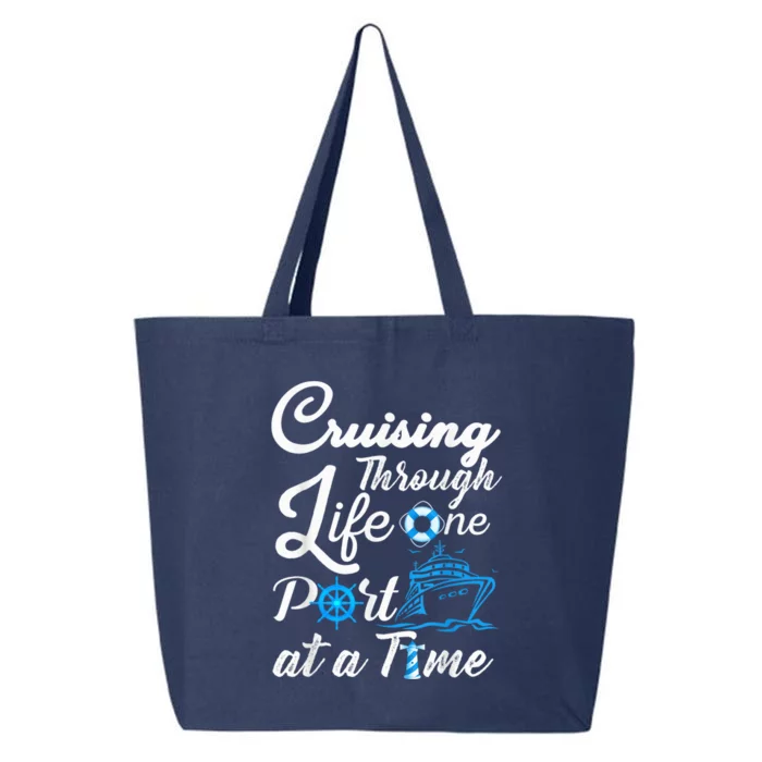 Cruising Through Life One Port at a Time  Wo and 25L Jumbo Tote