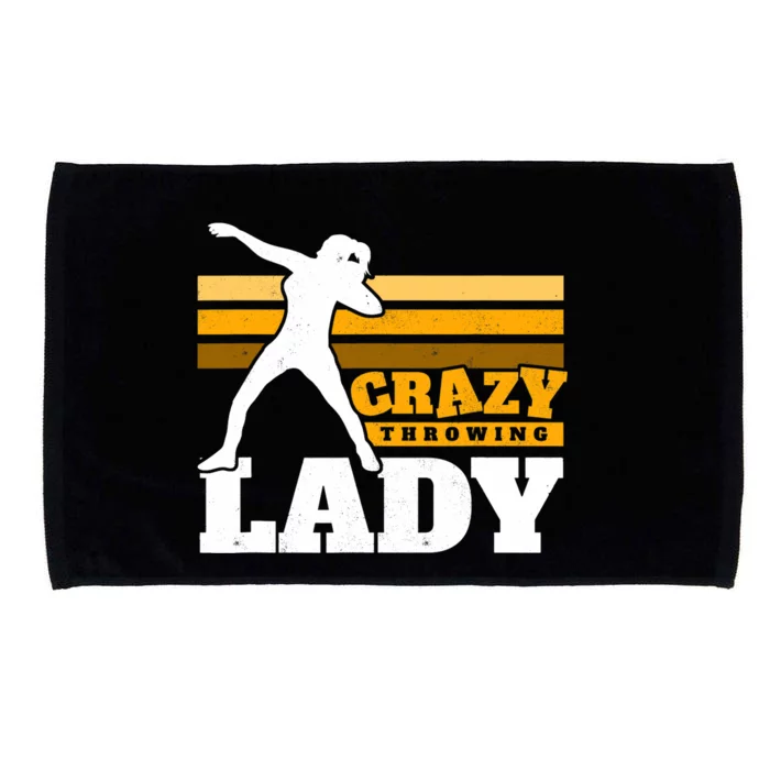 Crazy Throwing Lady Shot Putter Thrower Wo Shot Put Microfiber Hand Towel