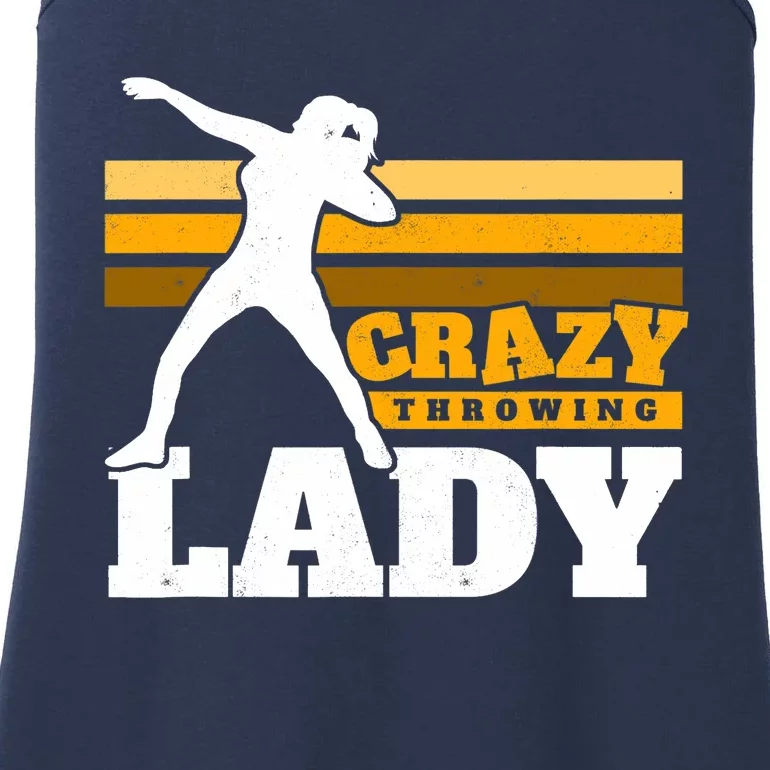 Crazy Throwing Lady Shot Putter Thrower Wo Shot Put Ladies Essential Tank