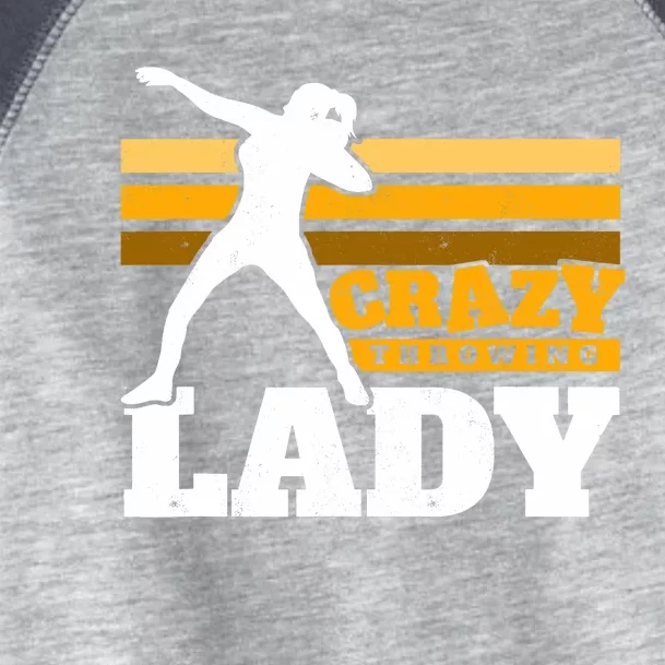 Crazy Throwing Lady Shot Putter Thrower Wo Shot Put Toddler Fine Jersey T-Shirt