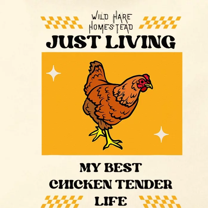 Chicken Tender Life Zip Tote Bag