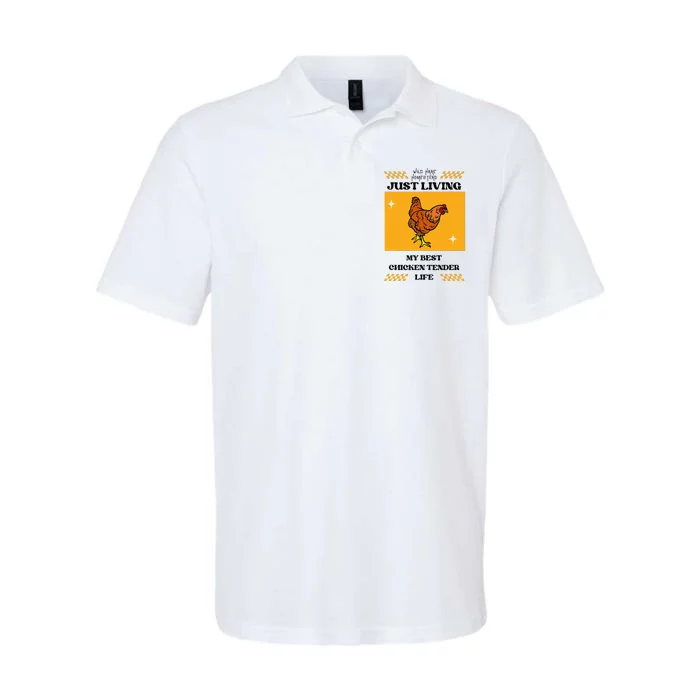 Chicken Tender Life Softstyle Adult Sport Polo