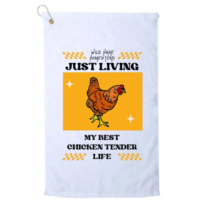 Chicken Tender Life Platinum Collection Golf Towel