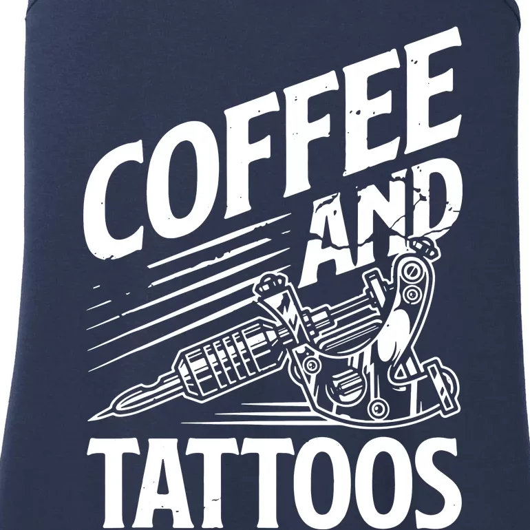 Coffee & Tattoo Lover Tattoos Tattoo Artist Tattooist Ladies Essential Tank