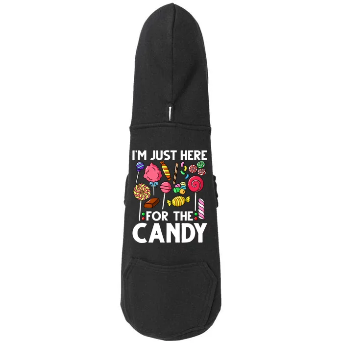 Candy Tester Lollipop Sweets Halloween Doggie 3-End Fleece Hoodie