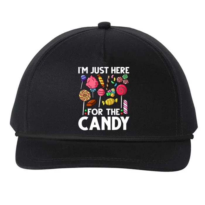 Candy Tester Lollipop Sweets Halloween Snapback Five-Panel Rope Hat