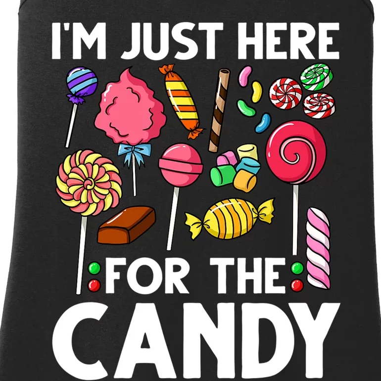 Candy Tester Lollipop Sweets Halloween Ladies Essential Tank