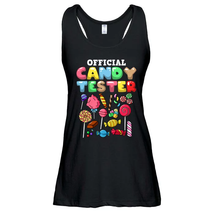 Candy Tester Lollipop Sweets Halloween Ladies Essential Flowy Tank