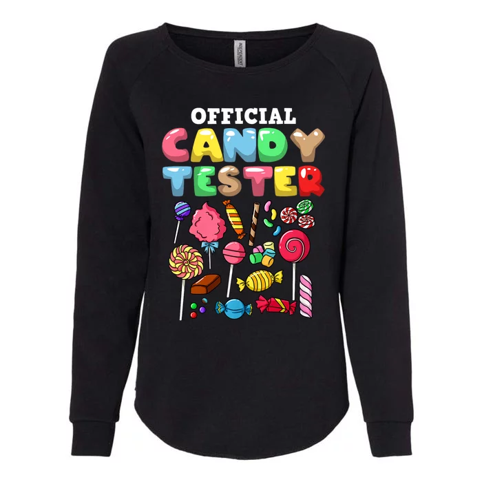 Candy Tester Lollipop Sweets Halloween Womens California Wash Sweatshirt