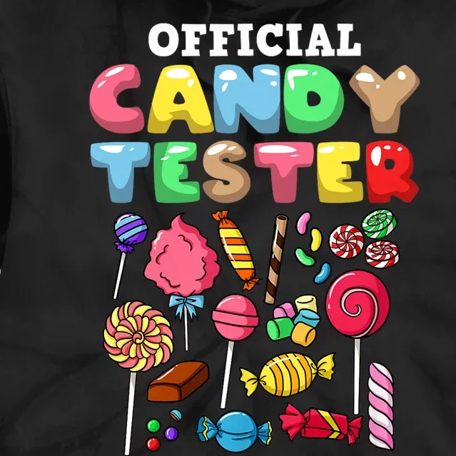 Candy Tester Lollipop Sweets Halloween Tie Dye Hoodie