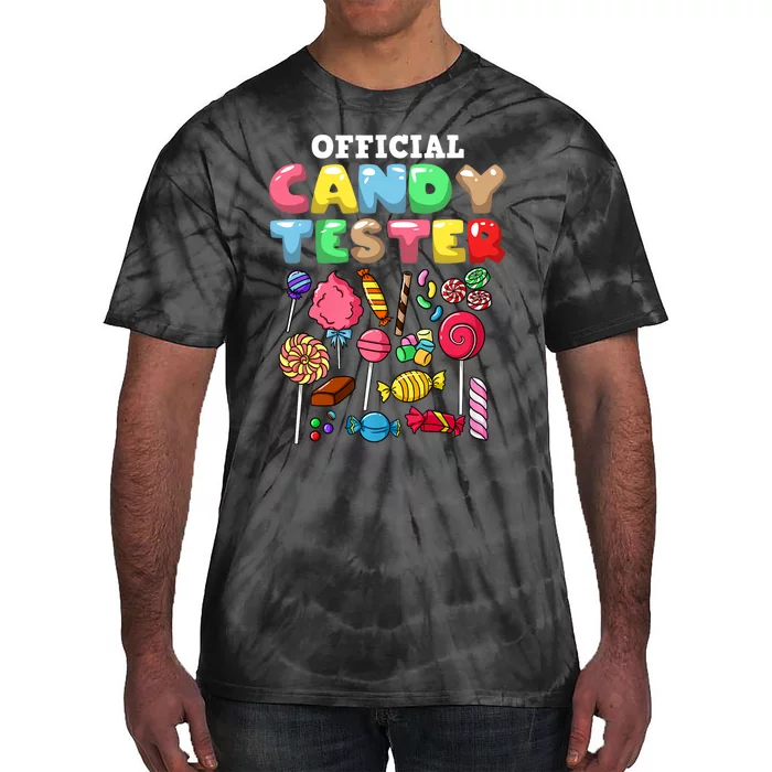 Candy Tester Lollipop Sweets Halloween Tie-Dye T-Shirt