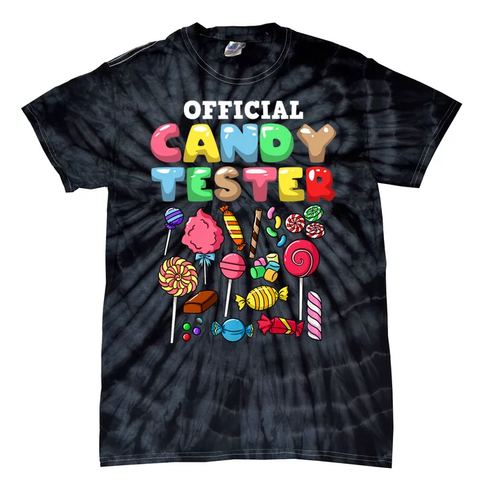 Candy Tester Lollipop Sweets Halloween Tie-Dye T-Shirt