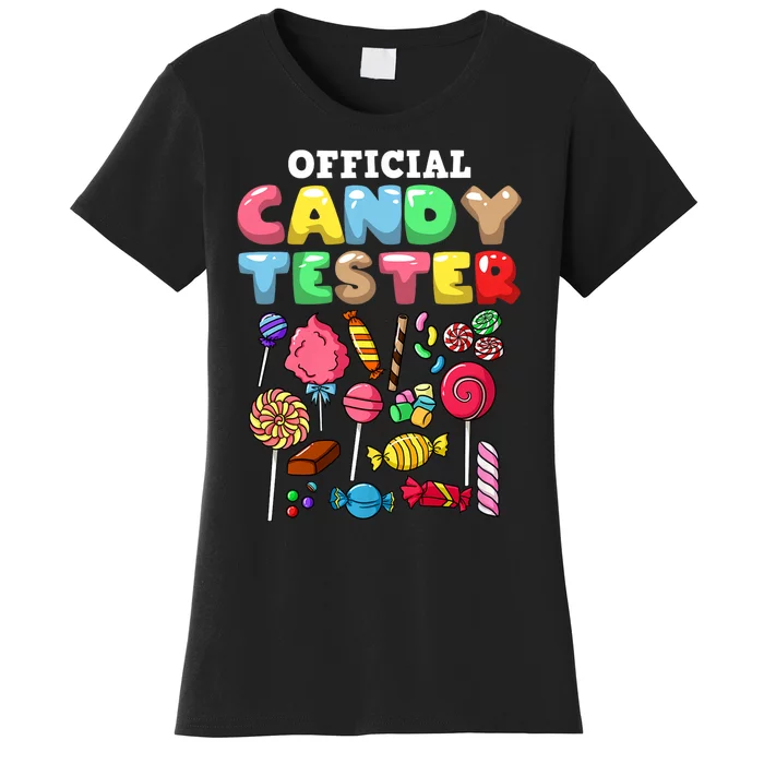 Candy Tester Lollipop Sweets Halloween Women's T-Shirt