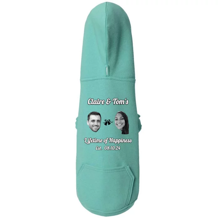 Claire & TomS Lifetime Of Happiness Doggie 3-End Fleece Hoodie