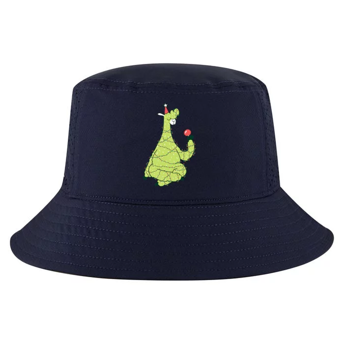 Christmas Tree Llama Cool Comfort Performance Bucket Hat