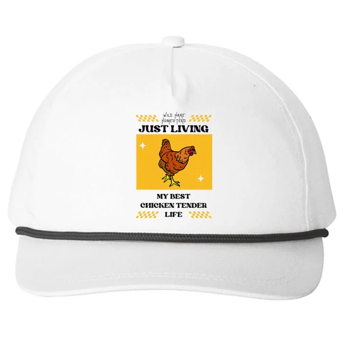 Chicken Tender Life Snapback Five-Panel Rope Hat