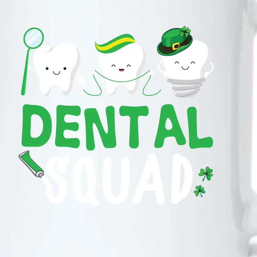 Cute Tooth Leprechaun Hat Dental Squad St Patrick's Day Gift Black Color Changing Mug